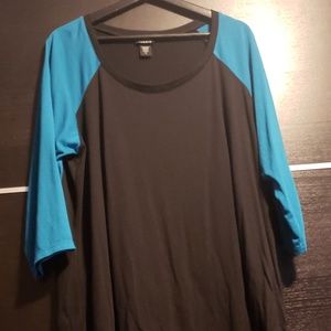 3/4 length sleeves, super soft t shirt